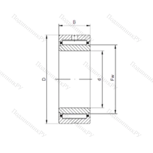 Подшипник игольчатый радиальный NKI 85/26