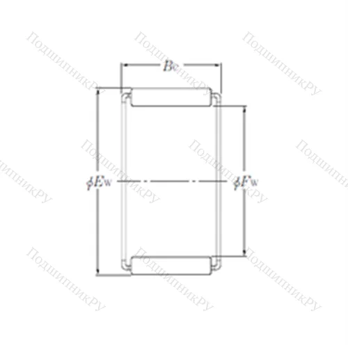 Подшипник игольчатый радиальный PCJ 283424