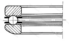 Подшипник  28410 (53410) размер 50x110x45,6