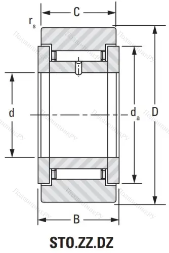 Подшипник STO 12 ZZ DZ от производителя  KOYO
