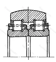 Модификация подшипника 982807М размер 35x77,1x38,5