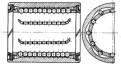 Модификация подшипника 6-510820ЛС17 размер 100x150x175