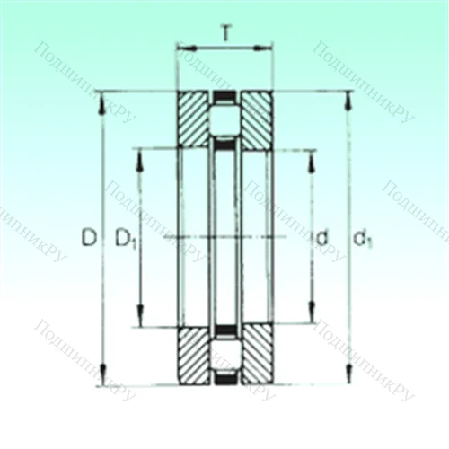 Подшипник роликовый упорный 81140-M