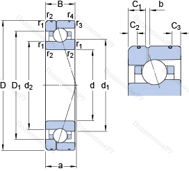 Подшипник 7005 ACE/P 4AL 1