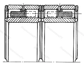 Модификация подшипника 262768ХМУ2 размер 340x480x290
