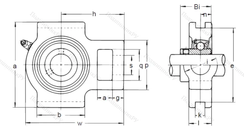 Подшипниковый узел UCT 210 в Кургане
