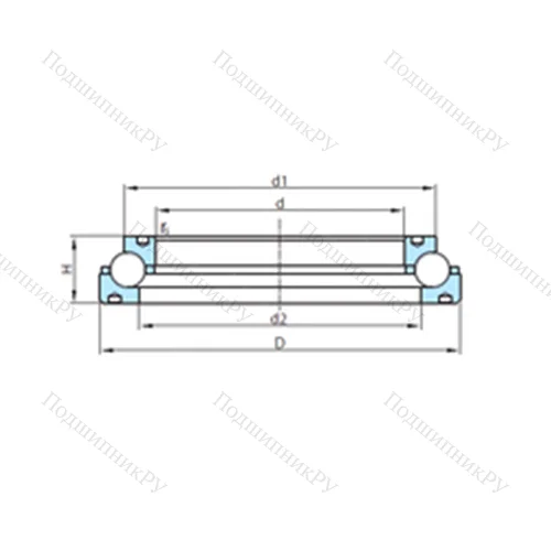 Подшипник шариковый радиально-упорный PSL 212-308