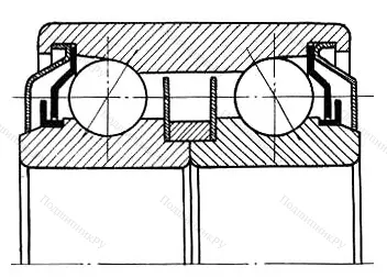 Модификация подшипника 886901У размер 13x70x70