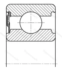 Модификация подшипника 6-20803КУ размер 17x47x15,5
