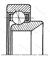 Модификация подшипника 226902К11 размер 14,418x31,717x9,65