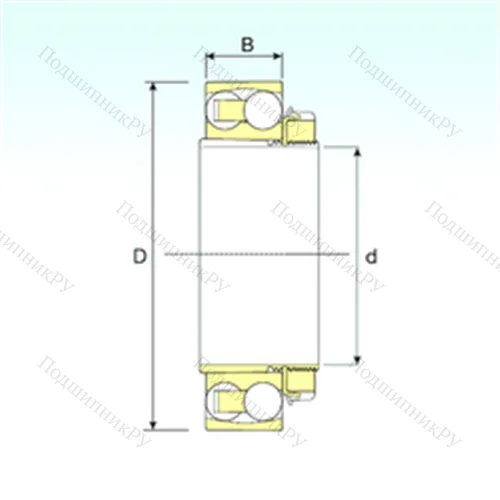 Подшипник шариковый радиальный самоцентрирующийся 2315 K+H 2315