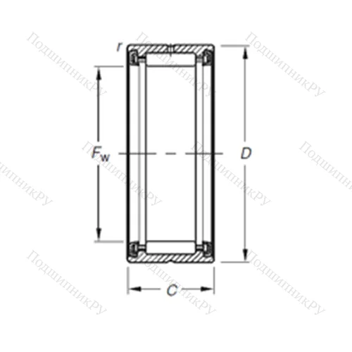 Подшипник игольчатый радиальный RNA 4903.2RS