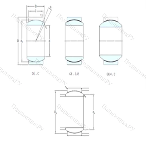 Подшипник скольжения сферический