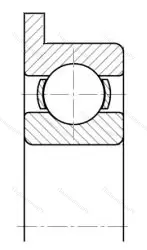 Модификация подшипника 840154Ю3 размер 1,5x4/5x1,6