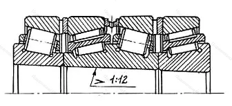Подшипник  577768 размер 340x520x398,5