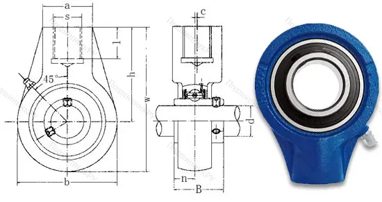 Подшипниковый узел UCHA 212