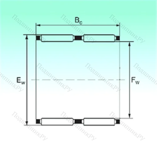 Подшипник игольчатый радиальный K 95x103x40 - ZW