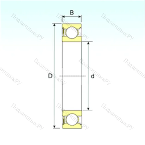 Подшипник шариковый радиальный 609-RS