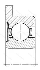 Модификация подшипника 36-860704Ю размер 20x55x14/18