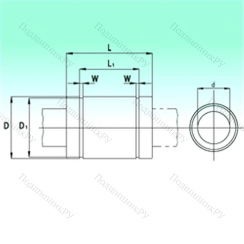 Подшипник шариковый линейный KB 2558