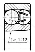 Подшипник  1204K (111204) размер 20x47x14