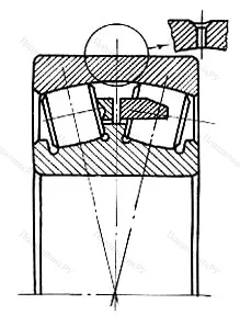 Модификация подшипника С8-3622 размер 110x240x80 от производителя  ГПЗ-1