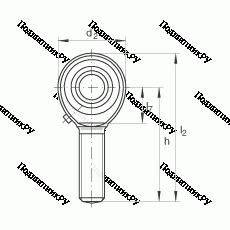 Подшипник GAKR 25-PB
