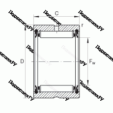 Подшипник RNA 4904-2RSR-XL