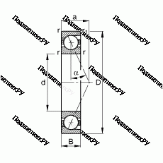 7920A 5TRV 1VSUMP 3 радиально-упорный шпиндельный подшипник