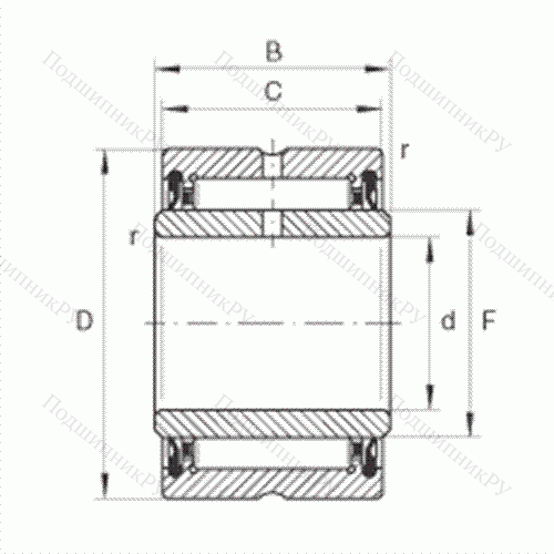 Подшипник роликовый игольчатый