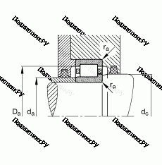 Подшипник NJ 2313-E-TVP 2