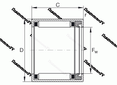 Подшипник HK 1214-RS