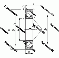 7020A 5TRV 1VSUMP 3 радиально-упорный шпиндельный подшипник